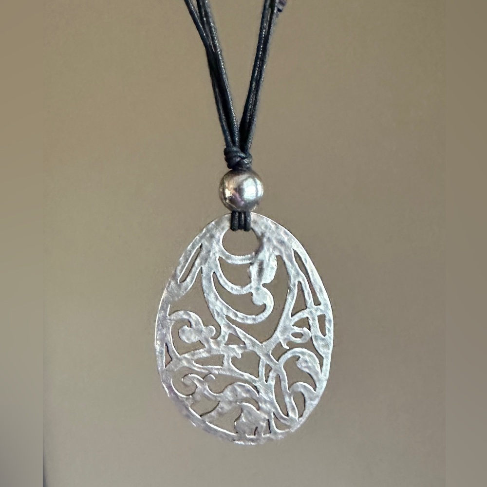 Silpada Sterling 925 Silver Filigree Pendant Necklace